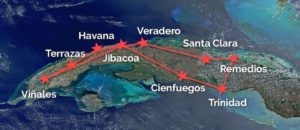 Miles for Mission Cuba Map