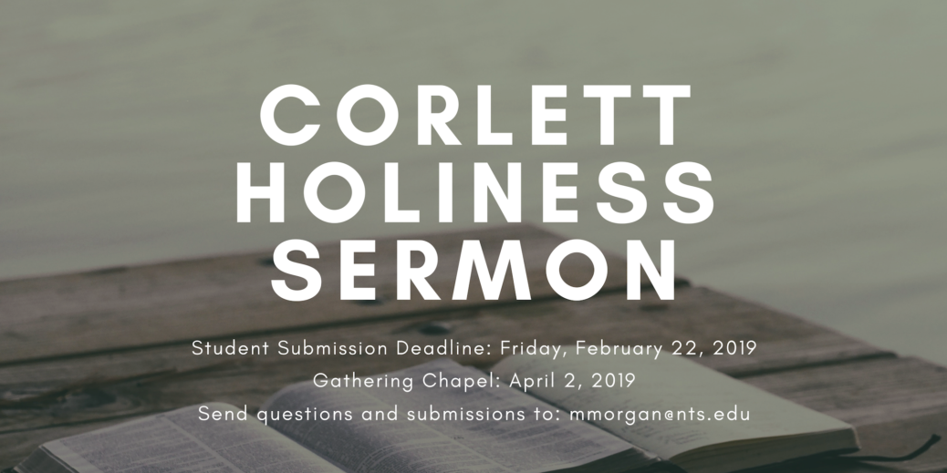 Corlett Holiness Sermon